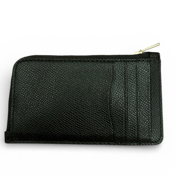 Coach Black Leather Cardholder/Wallet - Picture 2 of 3